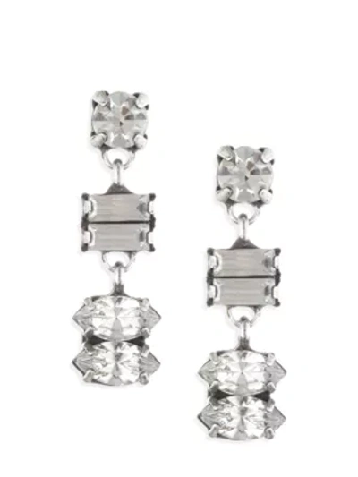 Shop Dannijo Ellie Swarovski Crystal Drop Earrings
