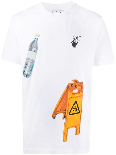 Shop Off-white Pascal Medicine Printed T-shirt In White