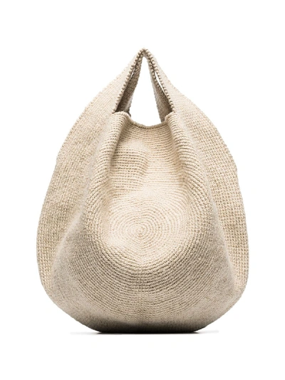 Shop Lauren Manoogian Bowl Tote Bag In Neutrals