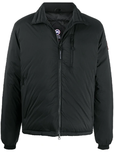 Shop Canada Goose Lodge Down Jacket In Black