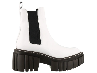 Shop Stella Mccartney Platform Boots In White