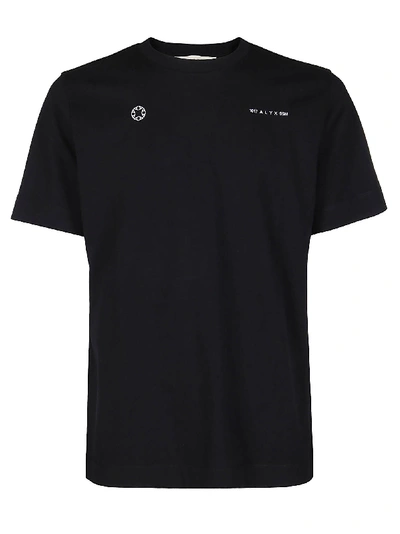 Shop Alyx Black Cotton T-shirt In Nero