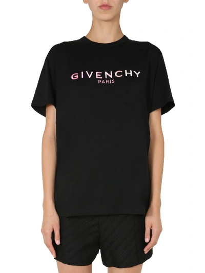 Shop Givenchy Crew Neck T-shirt In Nero