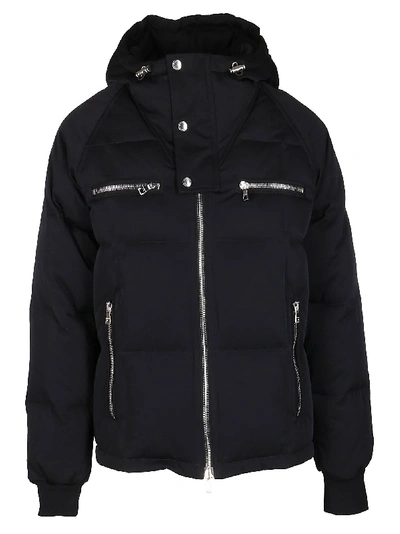 Shop Balmain Black Down Jacket