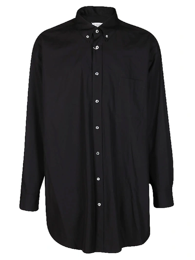 Shop Maison Margiela Black Cotton Shirt