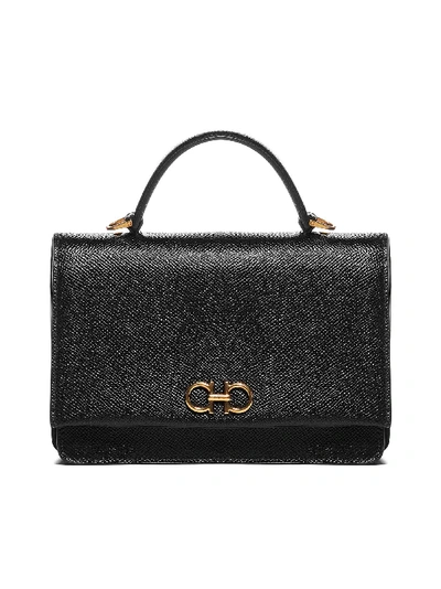 Shop Ferragamo Clutch In Nero