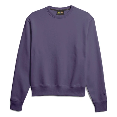 Pre-owned Adidas Originals  Pharrell Williams Basics Crewneck Sweatshirt Tech Purple