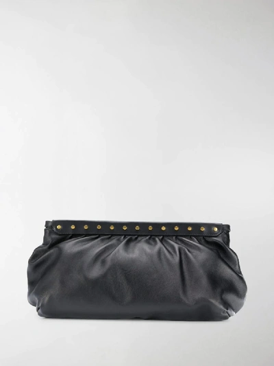 Shop Isabel Marant Laz Clutch Bag In Black