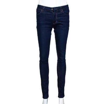 Pre-owned Dolce & Gabbana Blue Stretch Denim Slim Fit Jeans S