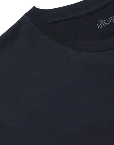 Shop Albam T-shirt In Dark Blue