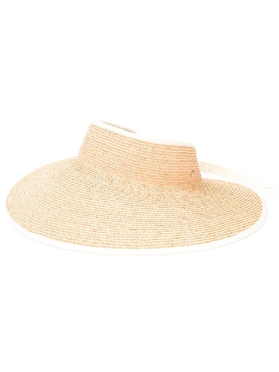 Helen Kaminski Iconic Mai-mai Visor Hat In Neutrals