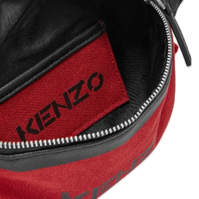 Shop Kenzo Sport Logo Bum Bag In Red