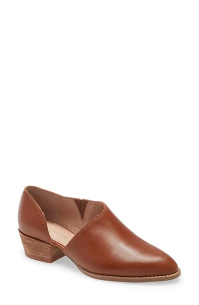 Shop Madewell The Lucie Bootie In English Saddle Leather