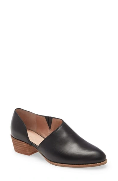 Shop Madewell The Lucie Bootie In True Black Leather