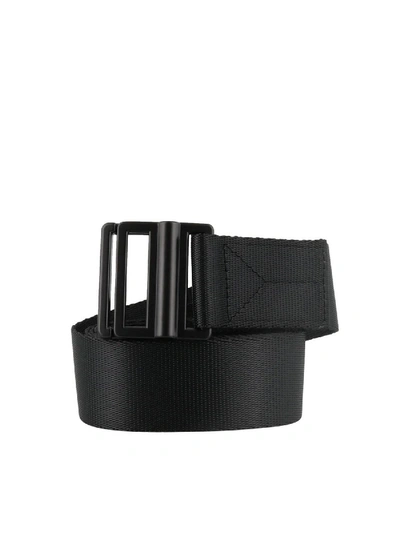 Shop Y-3 Logo Print Nylon Belt In Black