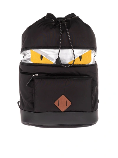 Shop Fendi Monster Backpack In Black