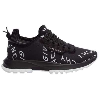 Shop Givenchy Men's Shoes Leather Trainers Sneakers Spectre In Black