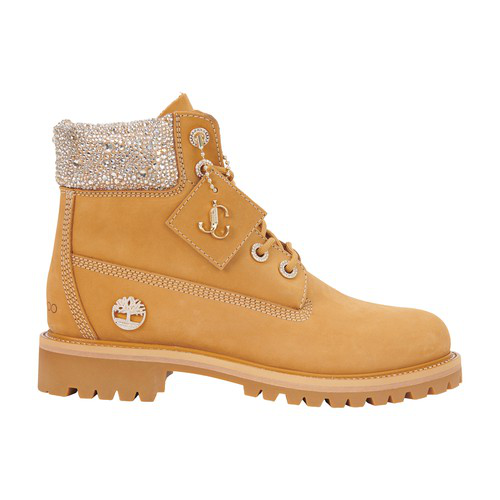 culver embellished nubuck and glitter chain mesh lace up boot