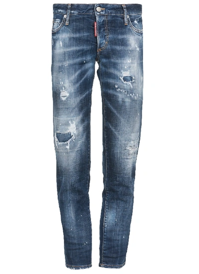 Shop Dsquared2 Cool Girl Jean In Blue