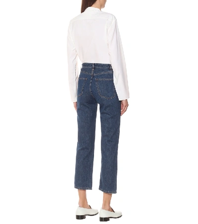 Shop The Row Christie Mid-rise Straight Jeans In Blue