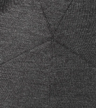 Shop Isabel Marant Genia Wool Jersey Midi Dress In Grey