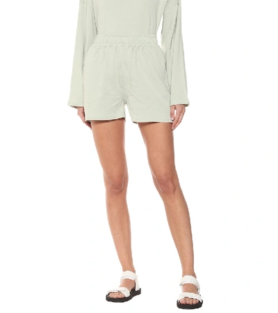 Shop The Frankie Shop Jaimie Sweatshirt And Shorts Set In Green