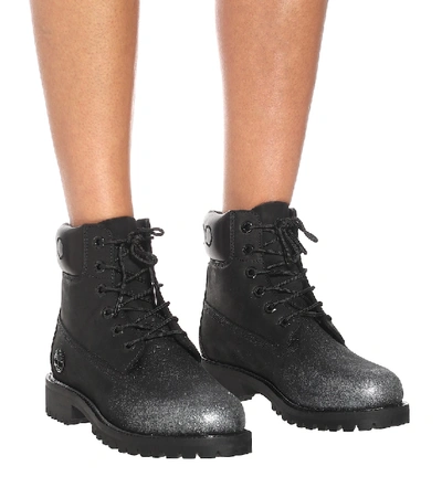 Shop Jimmy Choo X Timberland Premium 6 Ankle Boots In Black