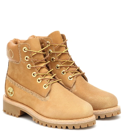 Shop Jimmy Choo X Timberland Premium 6 Ankle Boots In Beige