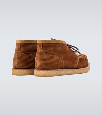 Shop Dolce & Gabbana Suede Desert Boots In Brown