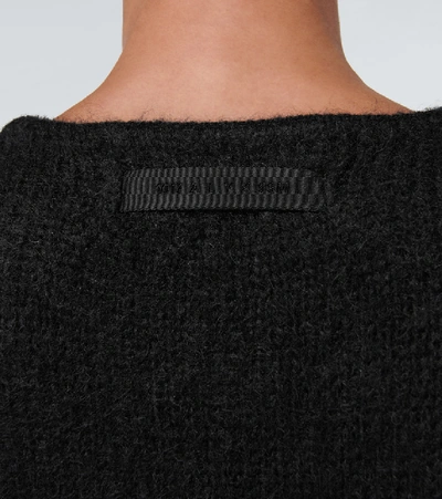 Shop Alyx Oversized Mohair Sweater In Black