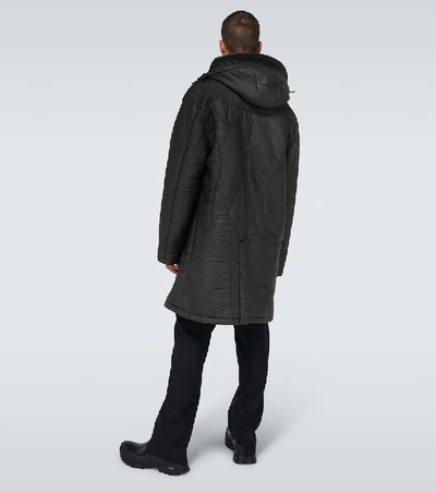 Shop A-cold-wall* Long Technical Parka Jacket In Black