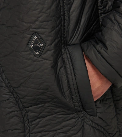 Shop A-cold-wall* Long Technical Parka Jacket In Black