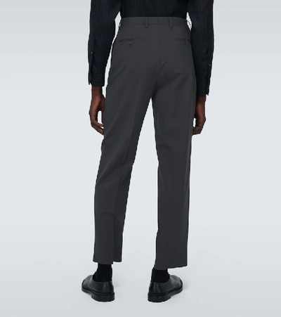 Shop Valentino Straight-fit Pants In Grey