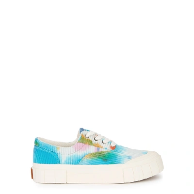 Shop Good News Opal Tie-dyed Corduroy Sneakers In Multicoloured