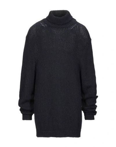 Shop Massimo Alba Turtlenecks In Slate Blue