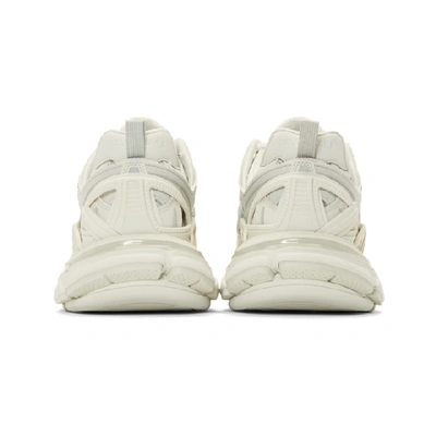 Shop Balenciaga Off-white Track.2 Open Sneakers In 9000 White