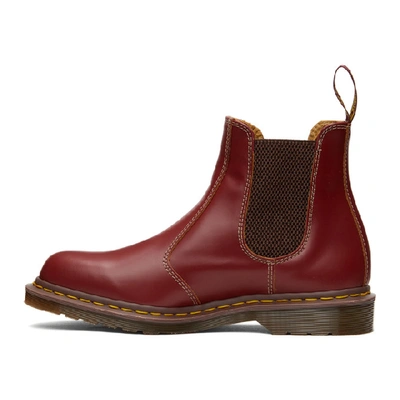 Shop Dr. Martens' Burgundy 'made In England' 2976 Chelsea Boots In Oxblood