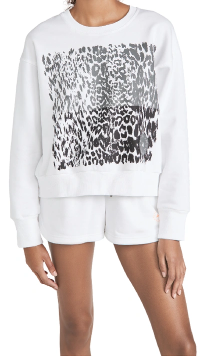 Shop Adidas By Stella Mccartney Graphic Sweatshirt In White