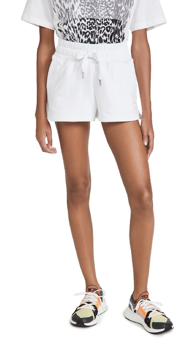 Shop Adidas By Stella Mccartney Sweat Shorts In White