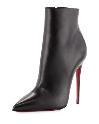Christian Louboutin So Kate Bootie Red Sole Ankle Boot In Klack