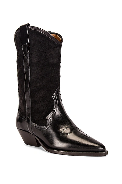 Shop Isabel Marant Dandrea Boot In Faded Black