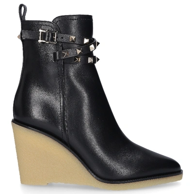 Shop Valentino Boots Black Rockstud