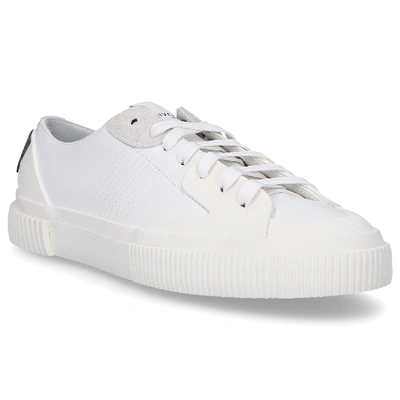 Shop Givenchy Low-top Sneakers Tennis Light Calfskin Logo White