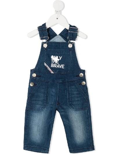 Shop Diesel Only The Brave Overalls In Blue