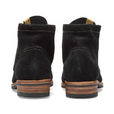 Shop Visvim Brigadier Boots-folk In Black