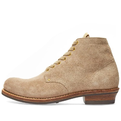 Shop Visvim Brigadier Boots-folk In Brown