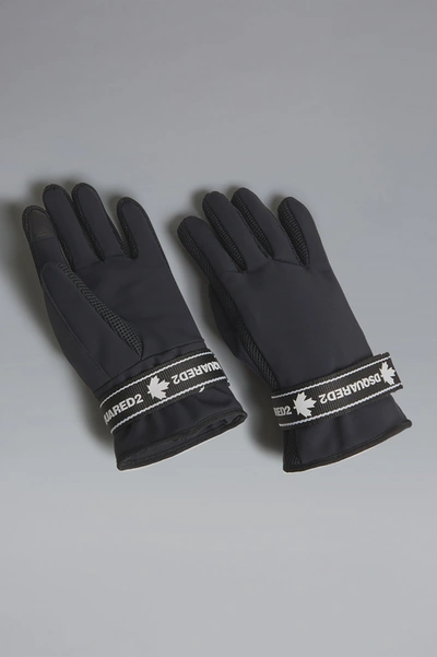 Shop Dsquared2 Men Glove In Black