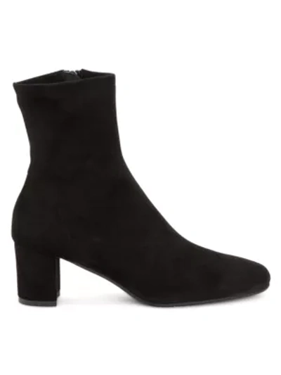 Shop Aquatalia Women's Britney Suede Ankle Boots In Black
