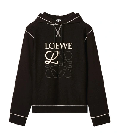Shop Loewe Cotton Anagram Hoodie