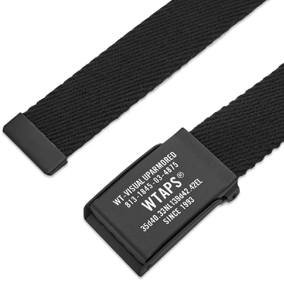 Shop Wtaps Web Belt In Black